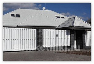 Фото белого забора из штакетника в Шымкенте