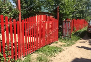 Забор евроштакетник горокой в Шымкенте цвет рубин